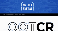 Desktop Screenshot of mygeekreview.com